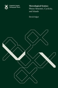 Enlarge image Cover: Mereological Syntax - MIT Press