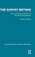 Cover: The Survey Method - Routledge