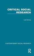 Cover: Critical Social Research - Routledge