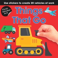 Enlarge image Cover: First Sticker Art: Things That Go - Sourcebooks Wonderland