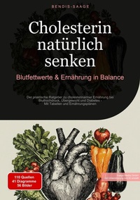 Abbildung von: Cholesterin natürlich senken: Blutfettwerte & Ernährung in Balance - Saage Books