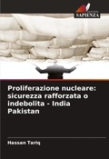 Cover: Proliferazione nucleare - Edizioni Sapienza