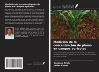 Abbildung von: Medición de la concentración de plomo en campos agrícolas - Ediciones Nuestro Conocimiento