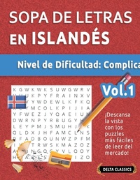 Abbildung von: Sopa de Letras En Islandes - Nivel de Dificultad - LINGUAS CLASSICS
