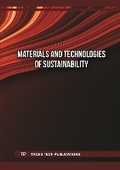 Cover: Materials and Technologies of Sustainability - Trans Tech Publications Ltd