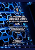 Cover: The 2nd International Conference on Advances in Materials and Engineering (ICAME) - Trans Tech Publications Ltd