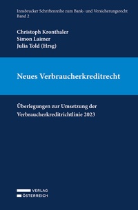 Abbildung von: Neues Verbraucherkreditrecht - Verlag Österreich
