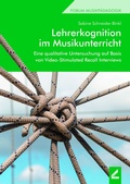 Cover: Lehrerkognition im Musikunterricht - Hollitzer Wissenschaftsverlag