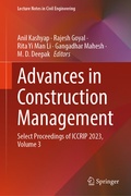 Cover: Advances in Construction Management - Springer