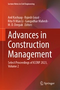 Cover: Advances in Construction Management - Springer
