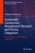 Cover: Sustainable Construction Management: Research and Practice Companion - Springer
