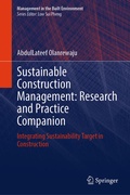 Cover: Sustainable Construction Management: Research and Practice Companion - Springer Nature Switzerland AG