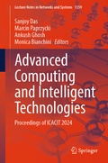 Cover: Advanced Computing and Intelligent Technologies - Springer Nature Switzerland AG