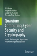Cover: Quantum Computing, Cyber Security and Cryptography - Springer