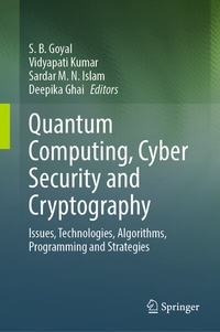 Enlarge image Cover: Quantum Computing, Cyber Security and Cryptography - Springer