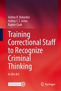 Cover: Training Correctional Staff to Recognize Criminal Thinking - Springer