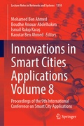 Cover: Innovations in Smart Cities Applications Volume 8 - Springer