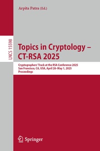 Abbildung von: Topics in Cryptology - CT-RSA 2025 - Springer