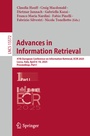 Cover: Advances in Information Retrieval - Springer
