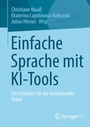 Cover: Einfache Sprache mit KI-Tools - Springer VS