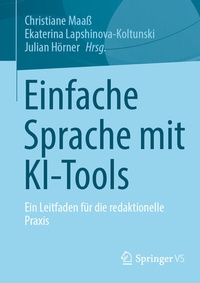 Abbildung von: Einfache Sprache mit KI-Tools - Springer VS