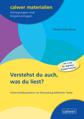 Cover: Verstehst du auch, was du liest? - Calwer