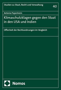 Abbildung von: Klimaschutzklagen gegen den Staat in den USA und Indien - Nomos