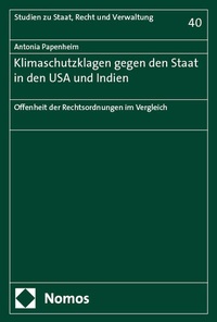 Abbildung von: Klimaschutzklagen gegen den Staat in den USA und Indien - Nomos