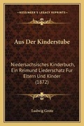 Cover: Aus Der Kinderstube - Kessinger Publishing