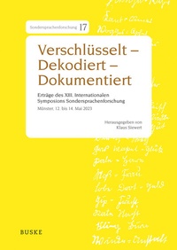Abbildung von: Verschlüsselt - Dekodiert - Dokumentiert - Buske, H
