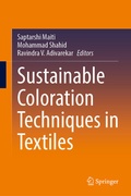 Cover: Sustainable Coloration Techniques in Textiles - Springer Nature Switzerland AG