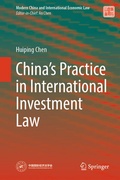 Abbildung von: China's Practice in International Investment Law - Springer Nature Switzerland AG