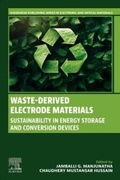 Cover: Waste-Derived Electrode Materials - Woodhead Publishing