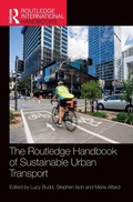 Cover: The Routledge Handbook of Sustainable Urban Transport - Routledge