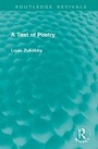 Cover: A Test of Poetry - Routledge