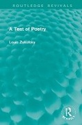 Cover: A Test of Poetry - Routledge