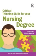 Cover: Critical Thinking Skills for your Nursing Degree - Routledge