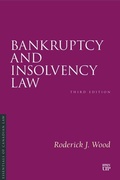Cover: Bankruptcy and Insolvency Law, Third Edition - University of Toronto Press