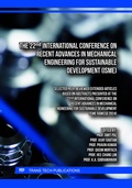 Cover: The 22nd International Conference on Recent Advances in Mechanical Engineering for Sustainable Development (ISME) - Trans Tech Publications Ltd