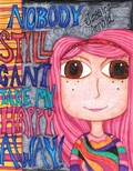 Cover: Nobody Still Can't Take My Happy Away (Emily's World, #2) - 4 Oak Books