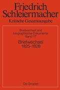 Cover: Briefwechsel 1825-1828 - De Gruyter