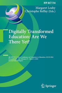 Abbildung von: Digitally Transformed Education: Are We There Yet? - Springer