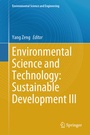 Cover: Environmental Science and Technology: Sustainable Development III - Springer
