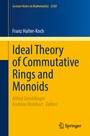 Cover: Ideal Theory of Commutative Rings and Monoids - Springer