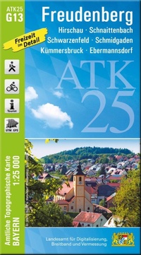 Abbildung von: ATK25-G13 Freudenberg (Amtliche Topographische Karte 1:25000) - Landesamt für Digitalisierung, Breitband und Vermessung, Bayern