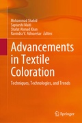 Cover: Advancements in Textile Coloration - Springer Nature Switzerland AG