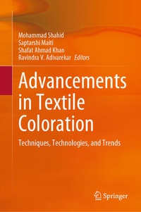 Enlarge image Cover: Advancements in Textile Coloration - Springer Nature Switzerland AG