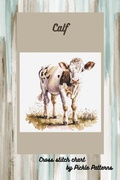 Cover: Calf (Vintage Farm Animals) - Pickle Patterns