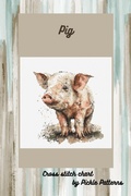 Cover: Pig (Vintage Farm Animals) - Pickle Patterns
