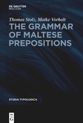 Cover: The Grammar of Maltese Prepositions - De Gruyter Mouton